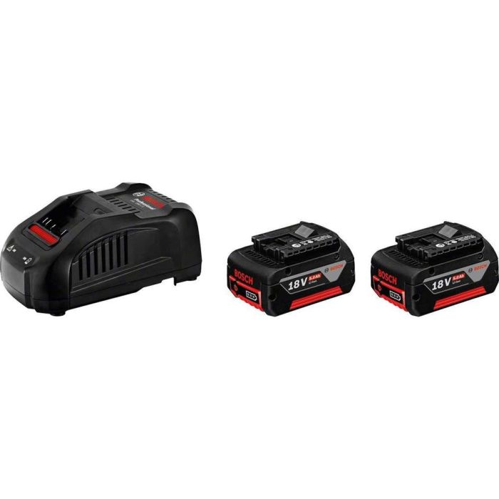 BOSCH - Set 2x acumulatori Li-Ion GBA 18V, 5.0Ah + incarcator GAL 1880 CV [1600A00B8J]