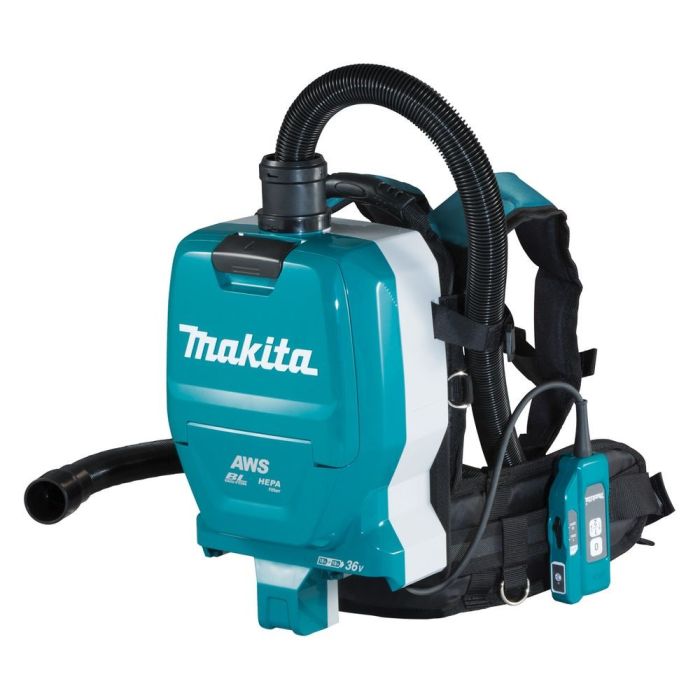 Makita - DVC265ZXU Aspirator tip rucsac cu Bluetooth compatibil cu acumulator Li-Ion 18Vx2 [DVC265ZXU]