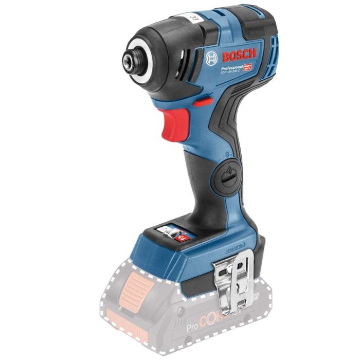 BOSCH - Masina de insurubat cu impact 200Nm, GDR 18V-200 C, Hex 1/4", 18V fara acumulator si incarcator [06019G4104]