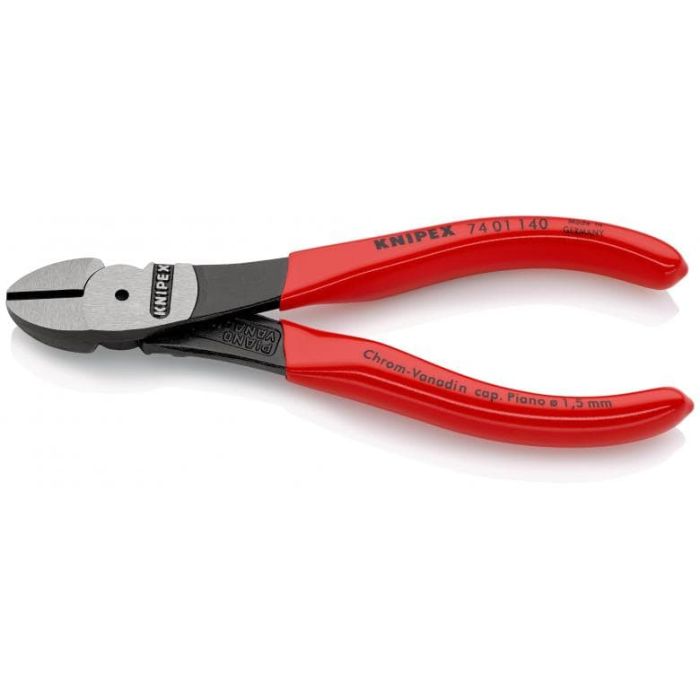 KNIPEX - Cleste de taiere cu manere de plastic 140 mm [7401140]