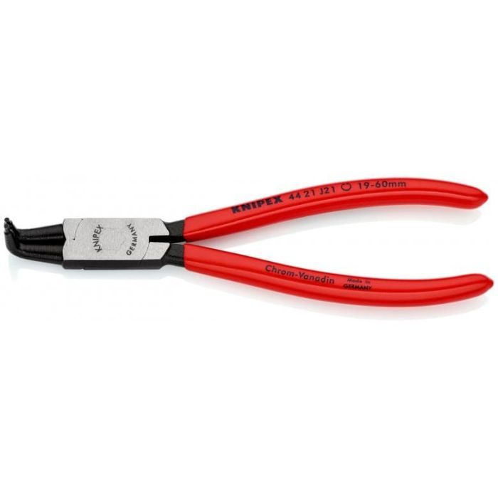 KNIPEX - Cleste pentru sigurante interioare cu varfuri indoite la 90° 19-60 mm [4421J21]