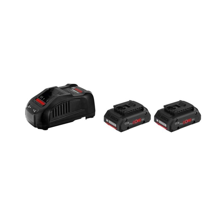 BOSCH - Set 2x acumulator Li-Ion ProCORE 18V, 4.0Ah + incarcator GAL 1880 CV [1600A016GF]