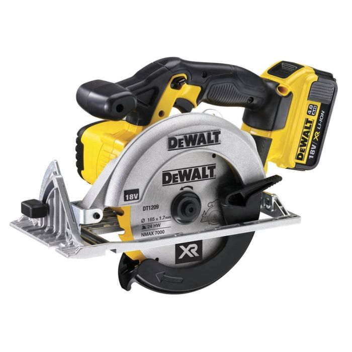 DeWALT - DCS391M2 Fierastrau circular cu acumulator Li-Ion 18V 2x4.0Ah 165mm [DCS391M2-QW]