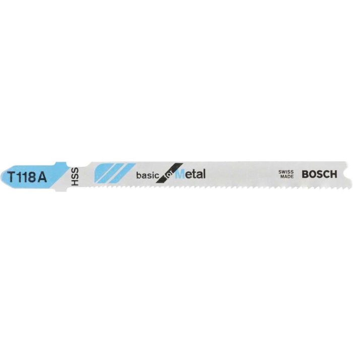 BOSCH - Panza fierastrau vertical T 118 A, 67/1.5mm pentru metal, 5 bucati [2608631013]