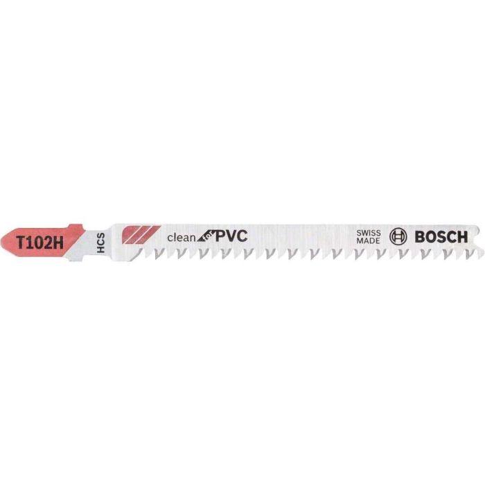 BOSCH - Panza fierastrau vertical T 102 H, 74/2.3mm pentru plastic, 5 bucati [2608667446]