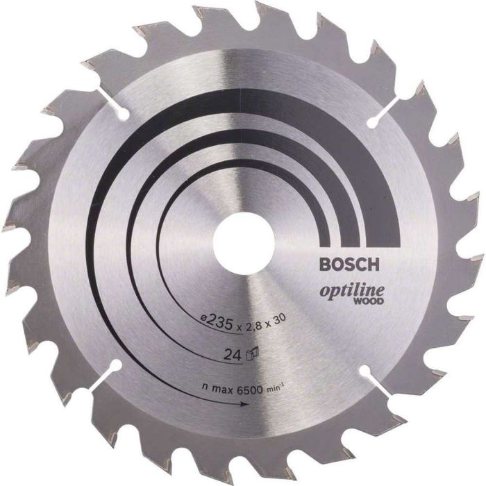 BOSCH - Panza fierastrau circular Optiline Wood 235x30mm, 24 dinti [2608640725]