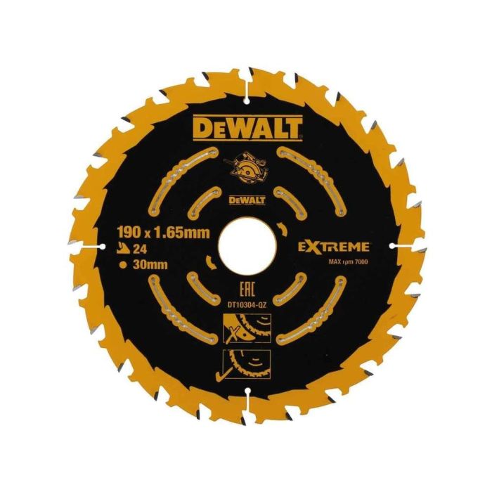 DeWALT - Panza fierastrau circular EXTREME 190x30mm, 24 dinti [DT10304-QZ]