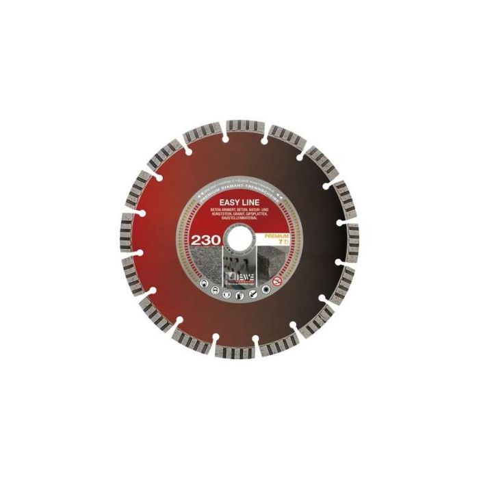 Diewe - Disc diamantat EasyLine, Ø230x22.23mm, debitare piatra [SQ-62343]