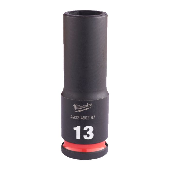 Milwaukee - Cheie tubulara impact Shockwave 3/8", lunga, 13 mm [4932480287]