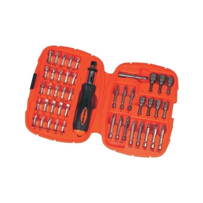 Black+Decker - Set surubelnita cu 45 biti [A7039-XJ]