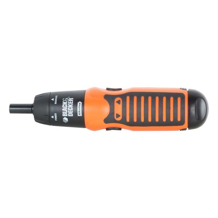 Black+Decker - Set 19 piese cu surubelnita 6V si accesorii [A7073-XJ]