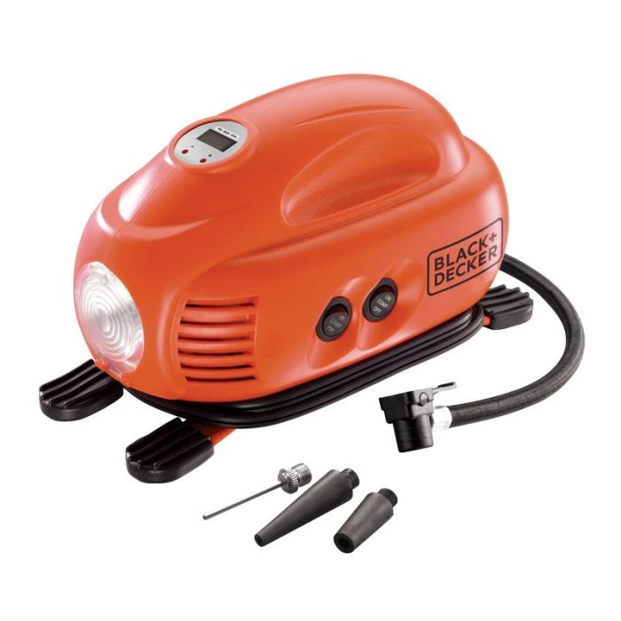 Black+Decker - Compresor auto multifunctional de 121 PSI [ASI200-XJ]