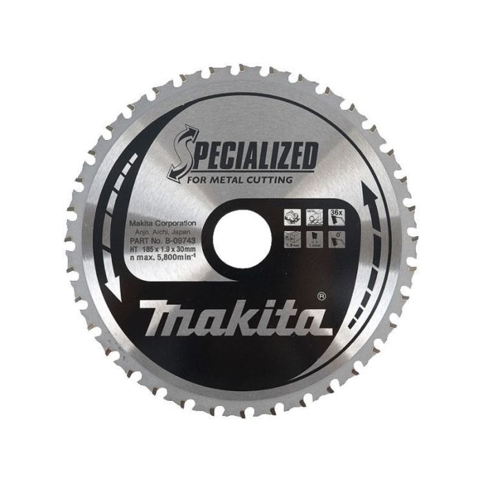 Makita - Panza fierastrau circular pentru debitat metal, 185x30mm, 48 dinti [B-09787]