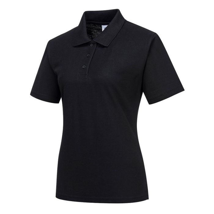 PORTWEST - Tricou Polo dama, negru, mas. XS [B209BKR - XS]