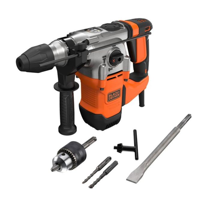 Black+Decker - Ciocan rotopercutor cu 3 functii, 1250 W [BEHS03K-QS]