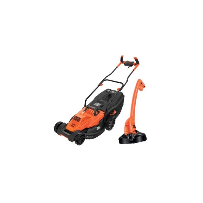 Black+Decker - Set masina electrica de tuns gazon 1800 W, 42 cm + Trimmer 250 W, 23cm [BEMW481BGL2-QS]