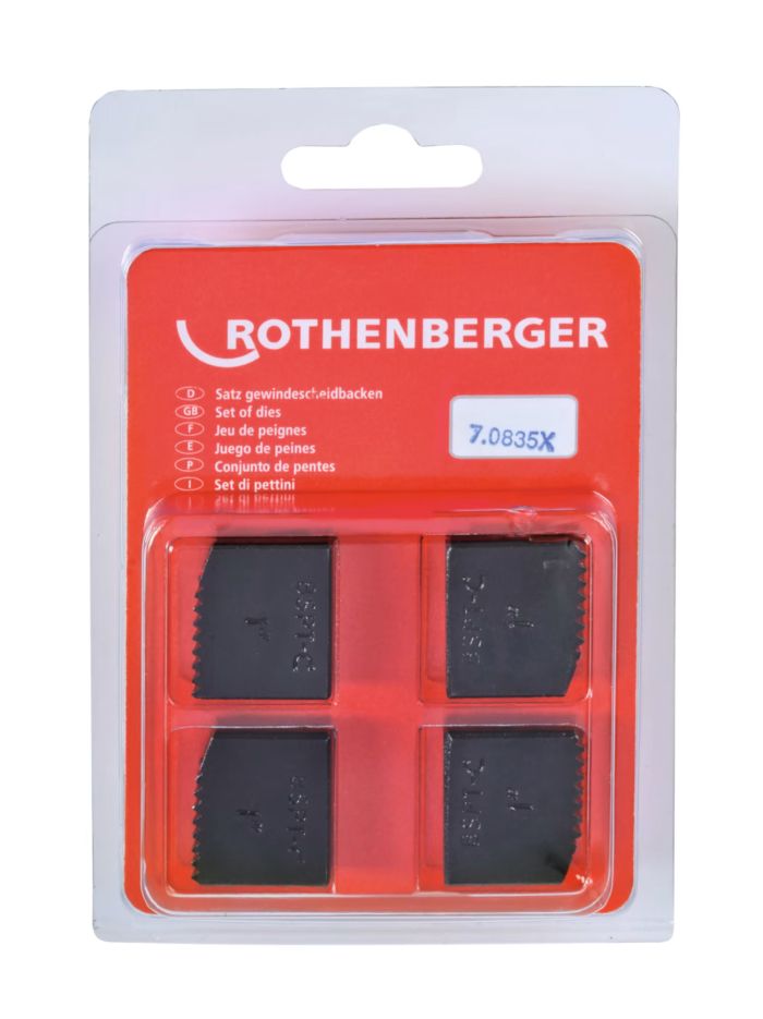 ROTHENBERGER - Set bacuri de filetat BSPT 1" [070835X]