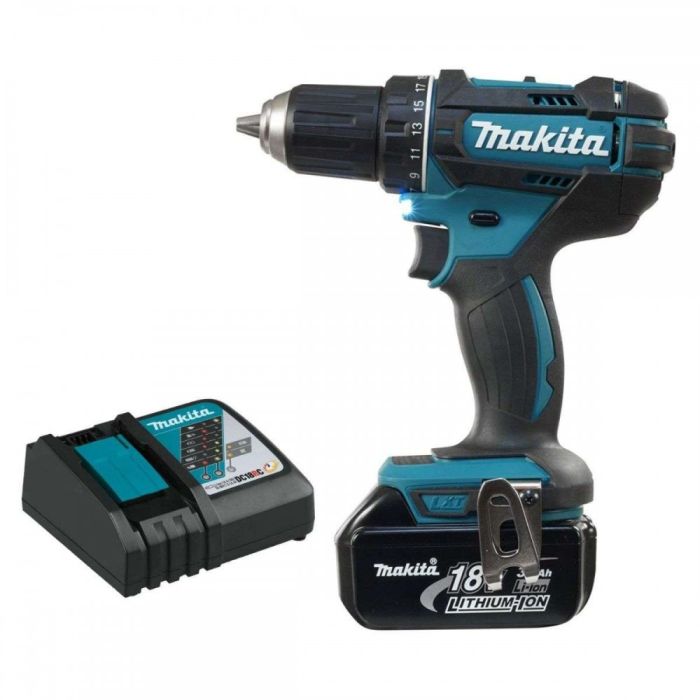 Makita - Masina de gaurit si insurubat 60Nm, DDF482, cu acumulator Li-Ion LXT 18V, 3.0Ah, incarcator [MET-14148]