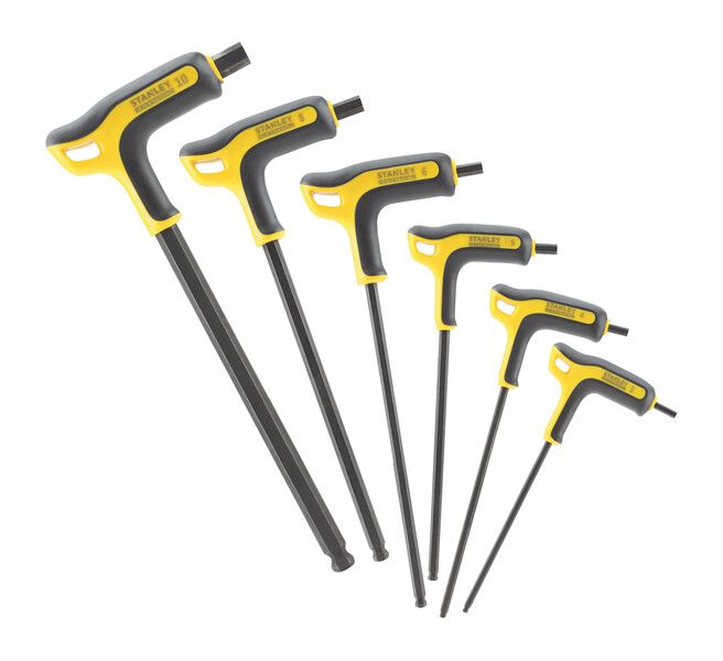 STANLEY - Set 6 x imbusi SFM cu maner P, 3, 4, 5, 6, 8 si 10MM [FMHT0-69049]