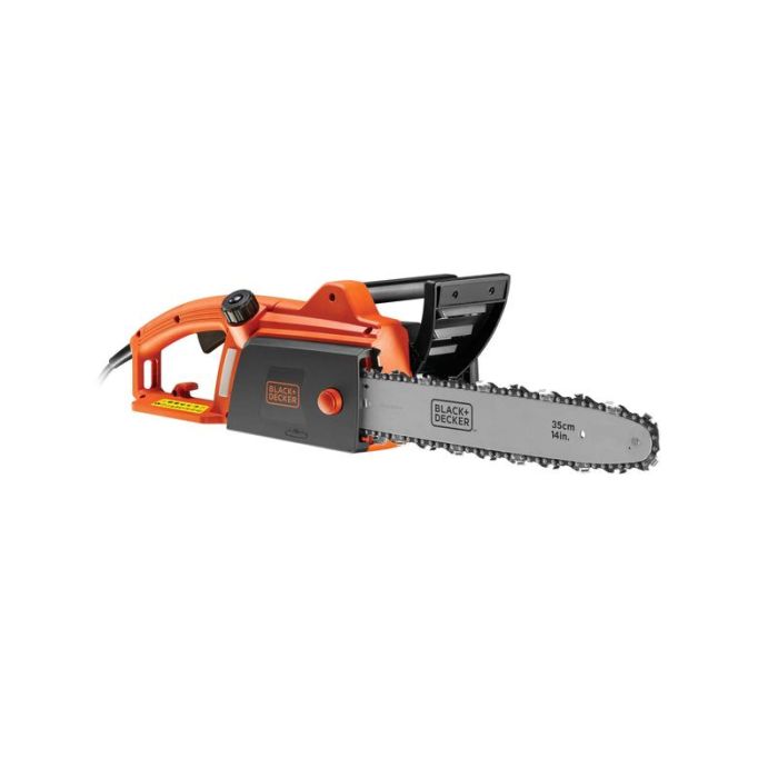 Black+Decker - Fierastrau electric cu lant, 35 cm, motor electric 1800W [CS1835-QS]