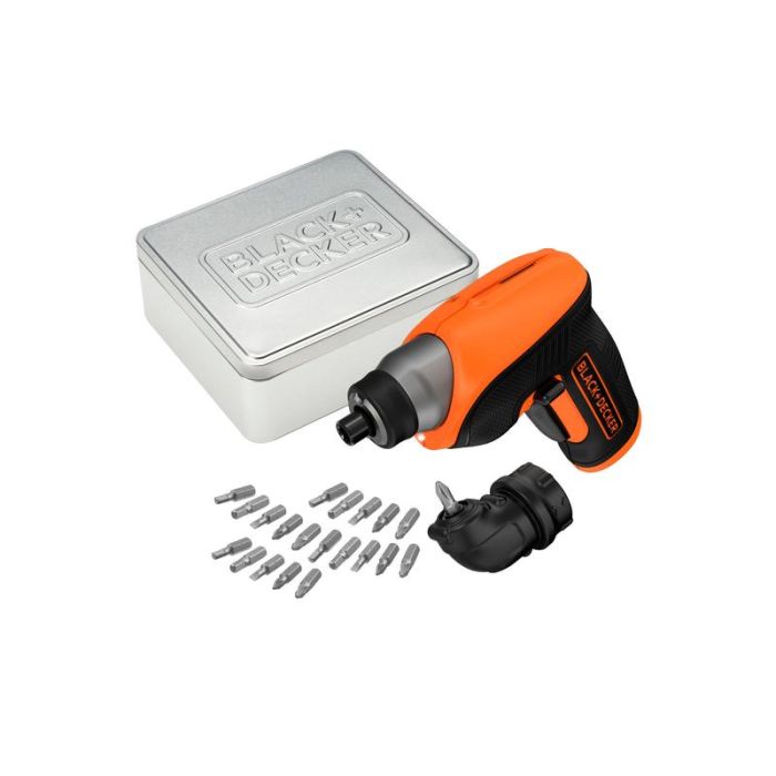 Black+Decker - Masina de insuruabt cu acumulator Li-Ion 3.6V, 5 Nm, 180 rpm + accesorii [CS3652LCAT-QW]