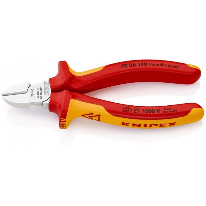 KNIPEX - Cleste izolat 1000 V cu maner multicomponent KNIPEX 140 mm [7006140]