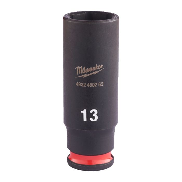 Milwaukee - Cheie tubulara impact Shockwave 1/4", lunga, 13 mm [4932480262]