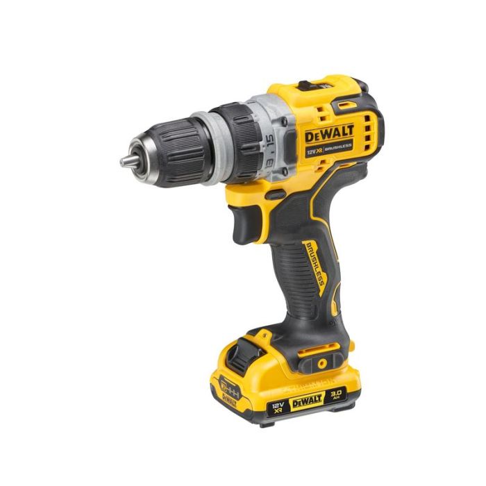 DeWALT - Masina de gaurit si insurubat cu cap interschimbabil 57.5Nm, cu 2 acumulatori 3.0Ah, incarcator, valiza [DCD703L2T-QW]