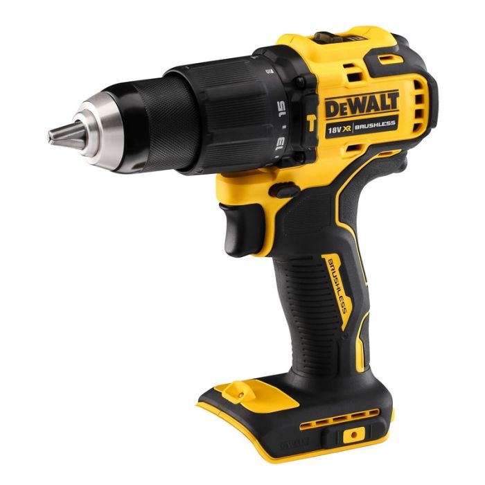 DeWALT - Masina de gaurit si insurubat cu percutie 65Nm, 18V, fara acumulator si incarcator [DCD709N-XJ]