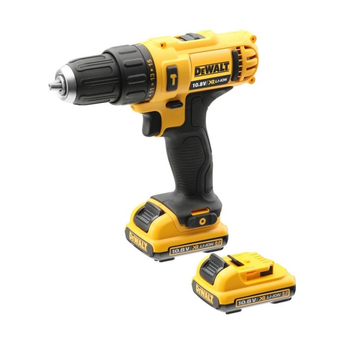 DeWALT - Masina de gaurit si insurubat 30Nm, cu 2 acumulatori Li-Ion 10.8V, 2.0Ah, incarcator, valiza [DCD716D2-QW]