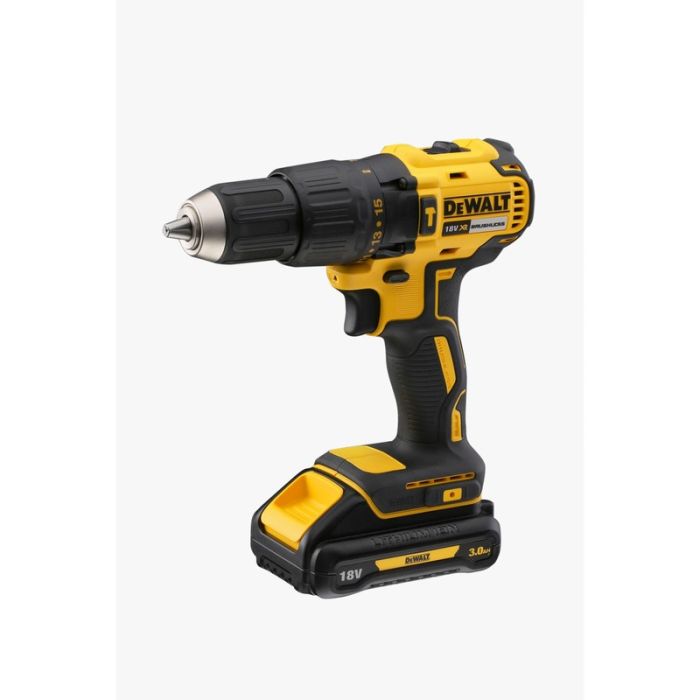 DeWALT - Masina de gaurit si insurubat cu percutie 65Nm, cu 2 acumulatori Li-Ion XR 18V, 3.0Ah, incarcator, valiza [DCD778L2T-QW]