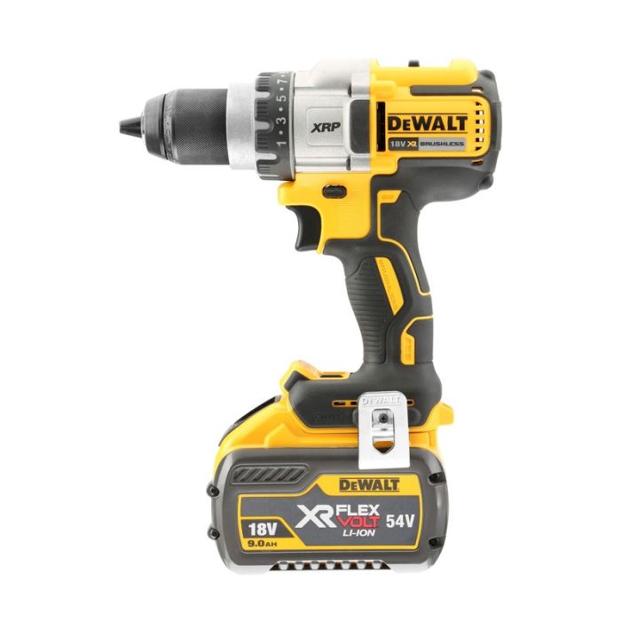 DeWALT - Masina de gaurit si insurubat 95Nm, cu 2 acumulatori Li-Ion XR 18V, 6.0Ah, incarcator, valiza [DCD991T2-QW]