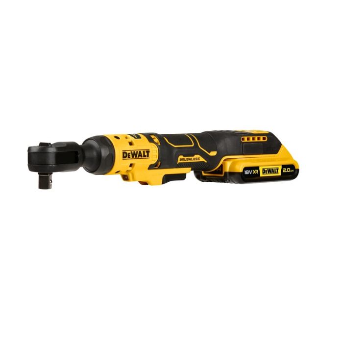 DeWALT - Antrenor cu clichet 1/2", 95Nm, cu acumulator 18V, 2.0Ah, incarcator [DCF512D1-QW]