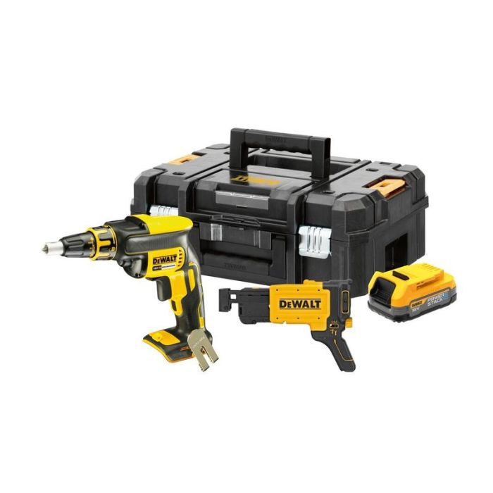 DeWALT - Set masina de insurubat si magazie de suruburi 18V XR [DCF620E1K-XJ]