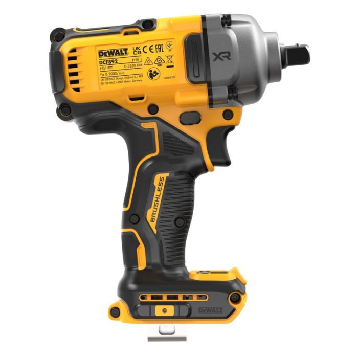 DeWALT - Masina de insurubat cu impact 812Nm, patrat 1/2", 18V, fara acumulator si incarcator [DCF892N-XJ]