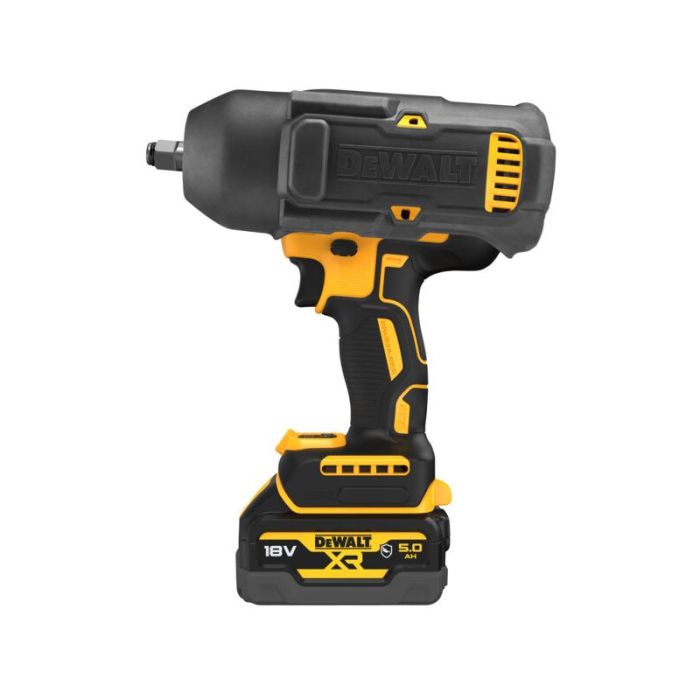 DeWALT - Masina de insurubat cu impact 1355Nm, patrat 1/2", cu 2 acumulatori 18V, 5.0Ah, incarcator, insertie spuma, clasa G [DCF900P2G-QW]