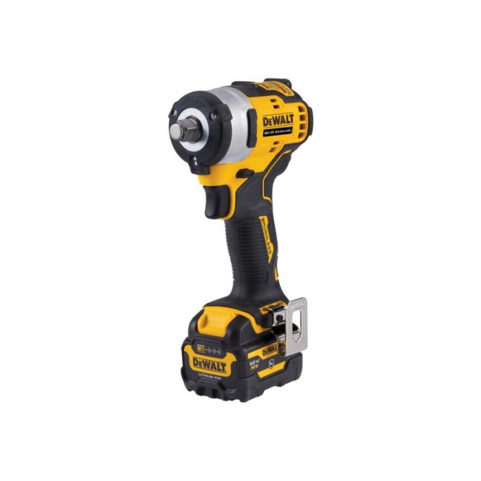 DeWALT - Masina de insurubat cu impact 340Nm, patrat 3/8", cu acumulator 12V, 5.0Ah, incarcator, clasa G [DCF901P1G-QW]