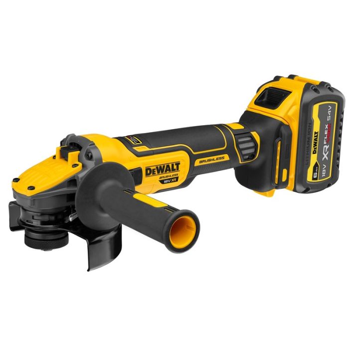 DeWALT - Polizor unghiular 125mm, cu acumulator 18V 6.0Ah, TSTAK [DCG409T1-QW]