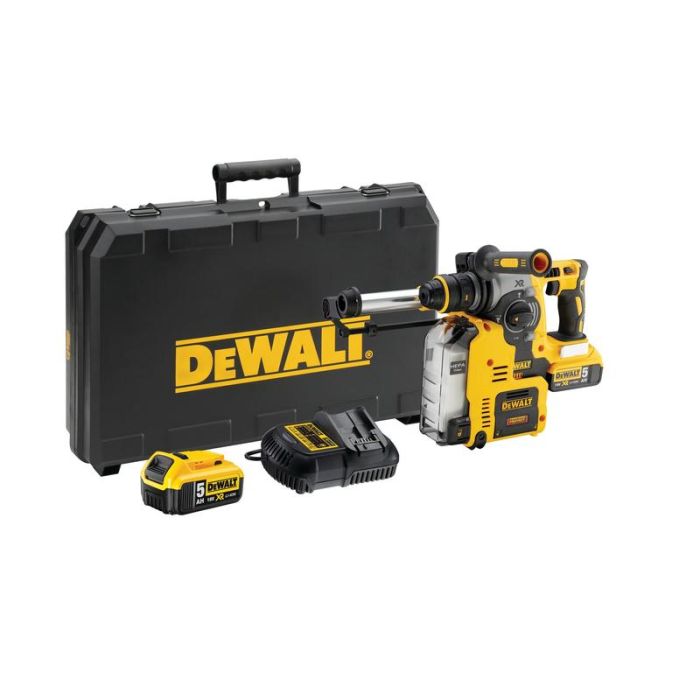 DeWALT - Ciocan rotopercutor cu 3 moduri de lucru si acumulator XR Li-Ion de 18V [DCH275P2-QW]