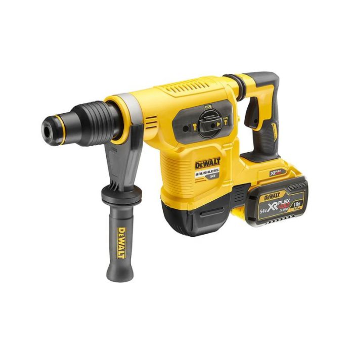 DeWALT - Ciocan rotopercutor SDS-Max, cu acumulator 18/54 V, 9.0 Ah, motor fara perii, 6.1 J [DCH481X2-QW]