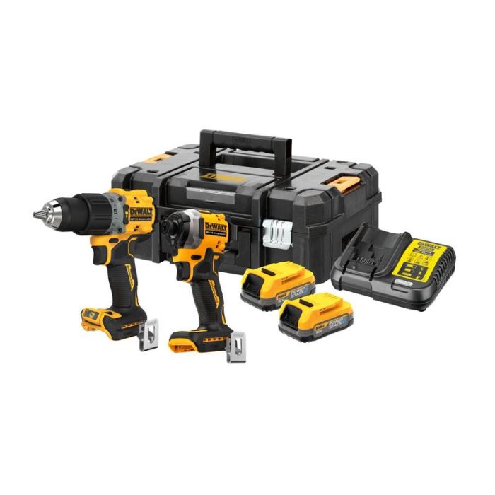 DeWALT - Pachet 2 scule DCD805+ DCF850, 18V POWERSTACK [DCK2050E2T-QW]