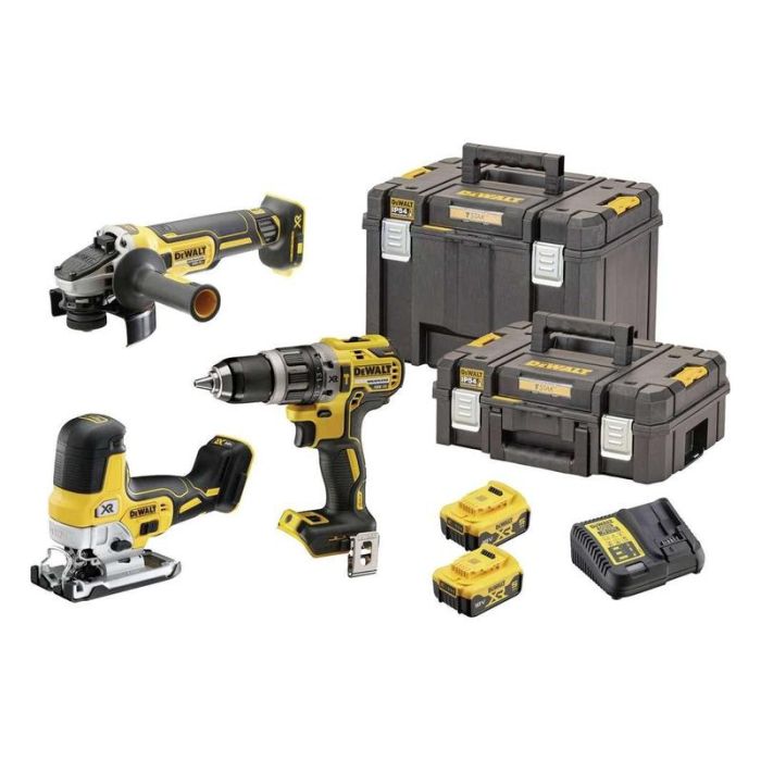 DeWALT - Set 3 scule DCD796, DCG405, DCS335, 18V XR [DCK329P2T-QW]