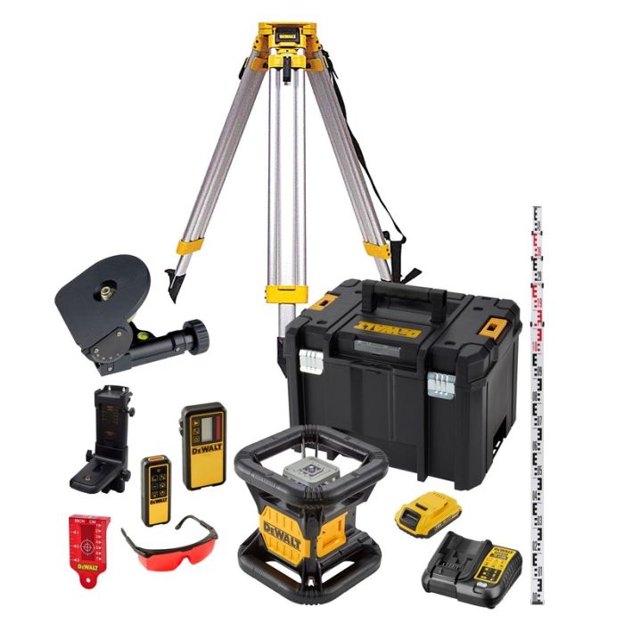 DeWALT - Nivela laser rotativa 074, rosie [DCK374D1R-QW]