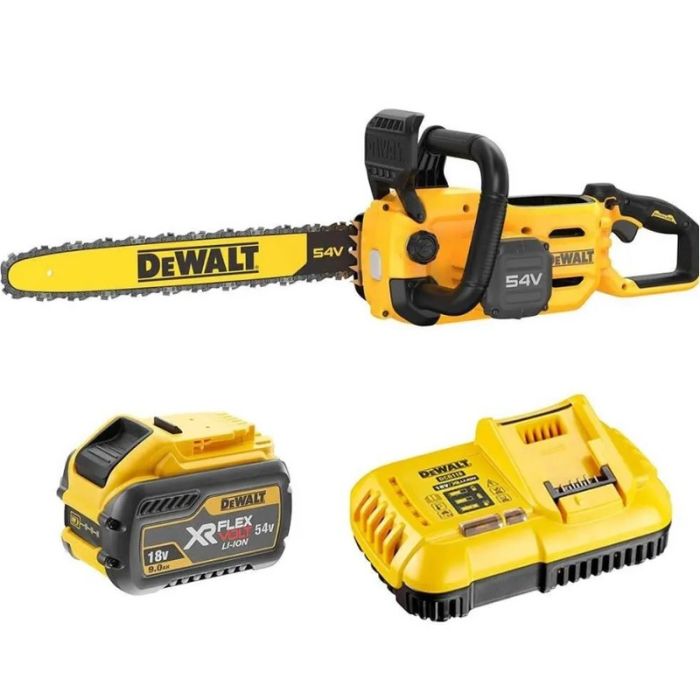 DeWALT - Fierastrau cu lant 500mm, cu acumulator 54V 9.0Ah [DCMCS575X1-QW]