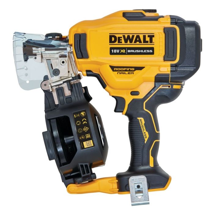 DeWALT - Pistol de batut cuie pentru acoperis, 19-45mm, 3.1mm, 15 grd, compatibil cu acumulator 18V [DCN45RNN-XJ]