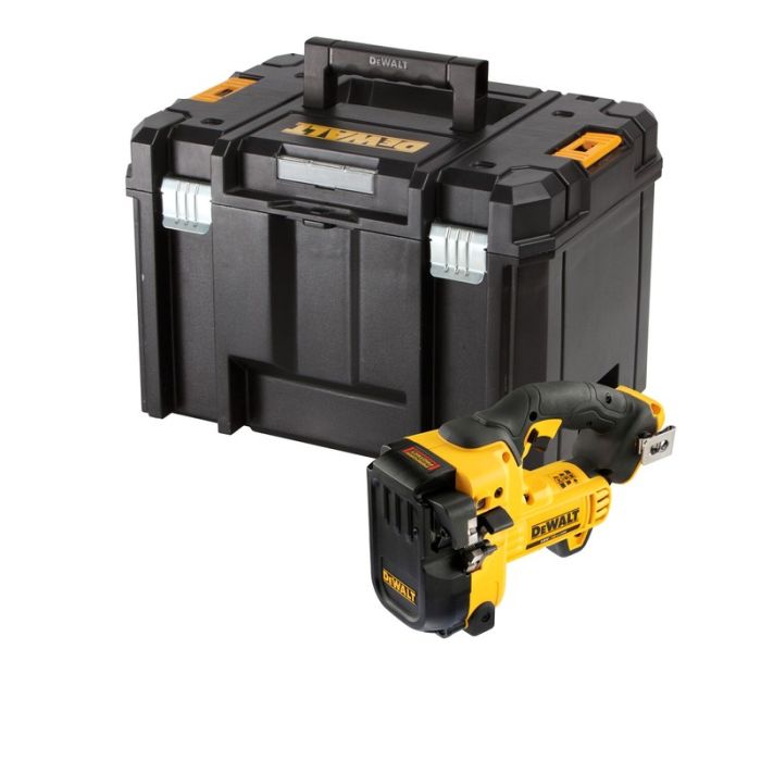 DeWALT - Masina de taiat tije filetate cu seturi de bac, motor cu perii, 6-12mm, compatibil cu acumulator 18V si cutie TSTAK [DCS350NT-XJ]