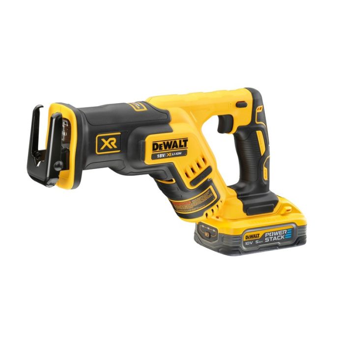 DeWALT - Fierastrau sabie 18V, fara perii, 300mm, 2x5.0Ah, TSTAK [DCS367H2T-QW]