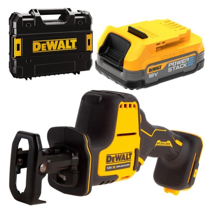 DeWALT - Fierastrau sabie cu acumulator 18V, POWERSTACK [DCS369E1T-XJ]