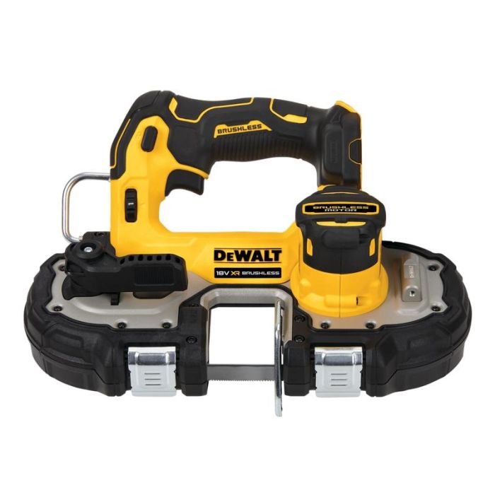 DeWALT - Fierastrau cu banda manual 18V + cutie TSTAK fara acumulatori si incarcator [DCS377NT-XJ]