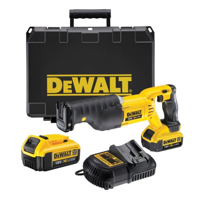 DeWALT - Fierastrau tip sabie, cu acumulator 18V, 4Ah, 2950cpm [DCS380M2-QW]